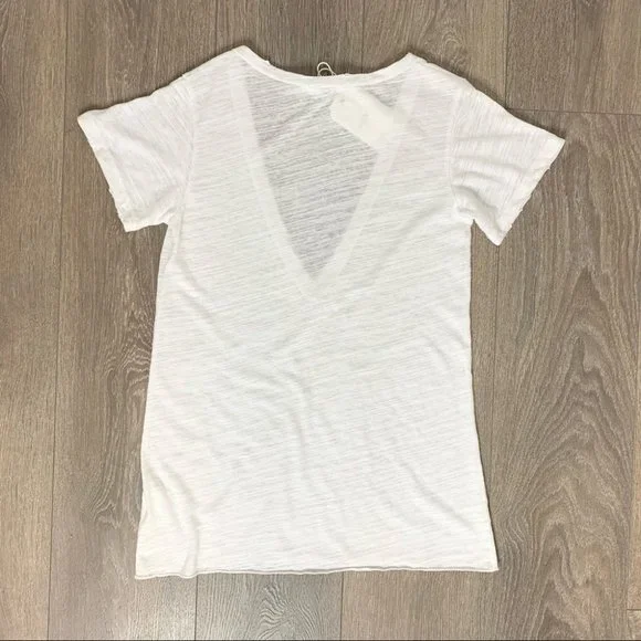 LNA Extreme V Tee T-Shirt White Size XS - Picture 10 of 10